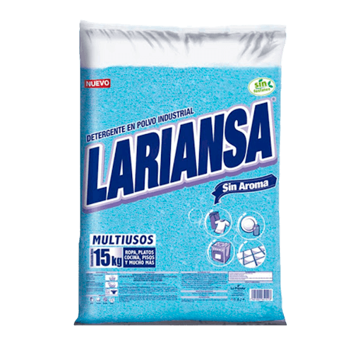 Detergente Industrial Lariansa sin aroma / 15 kilos Necoinsa